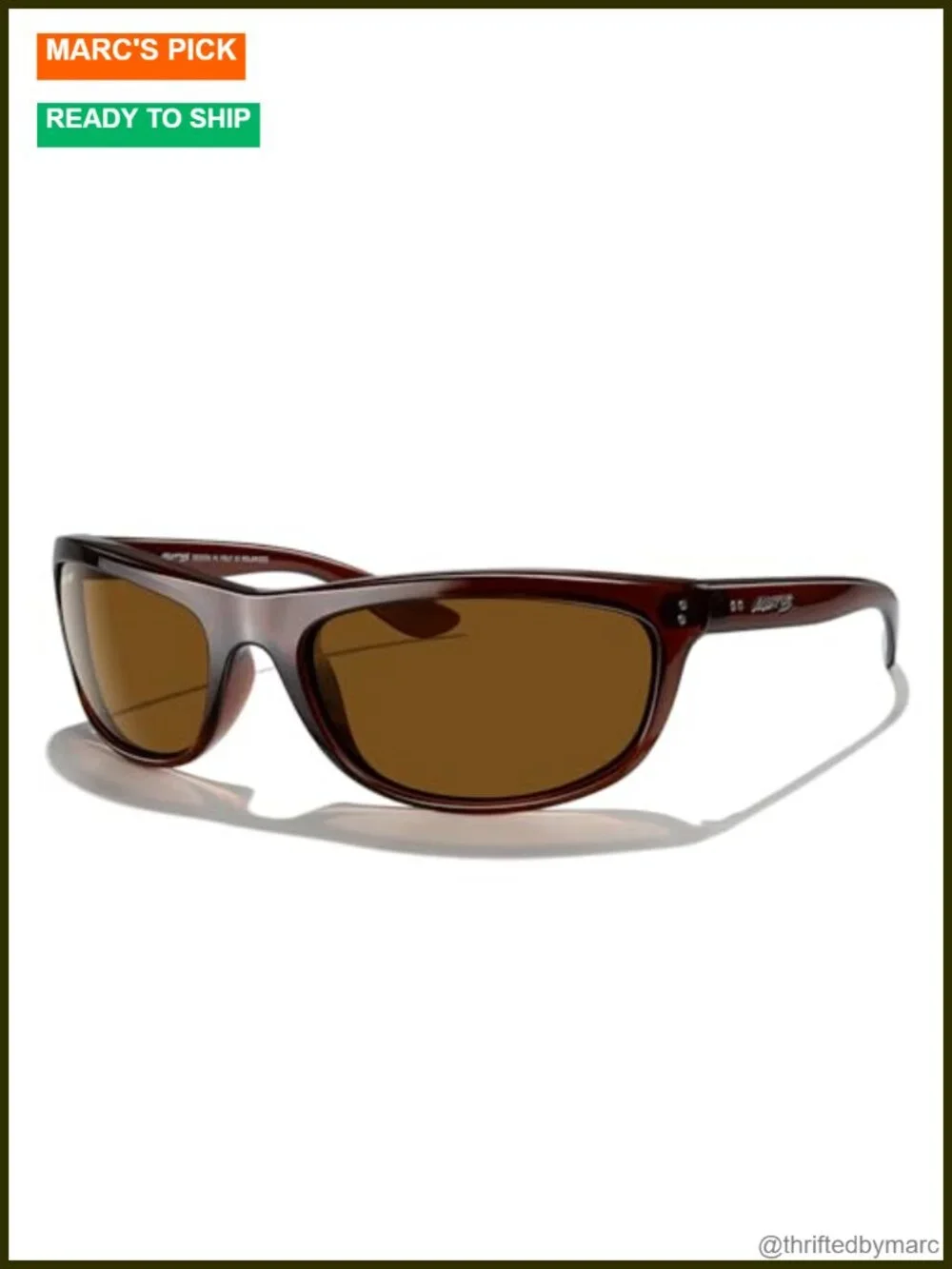 Wrap Around Sport Sunglasses Polarized UV400 for Driving Fishing